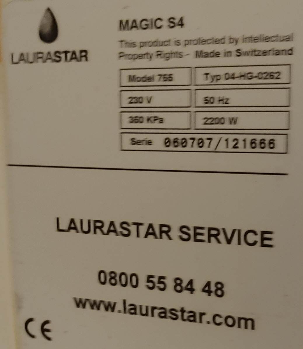 Bügelsation Laurastar S4 Occ.