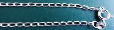 Halskette silber Länge ca. 39cm 2gr Nr. 2