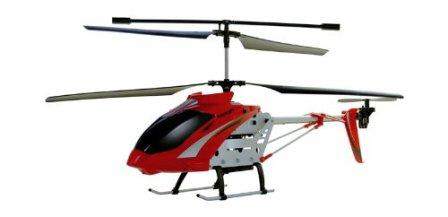 R/C Helicopter 3.5 Channel Metal rot schwarz silbe