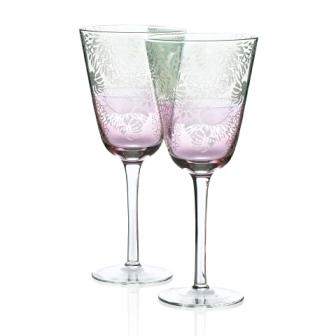 Weinglas Set Stresa 4 Tlg. mint-rosa